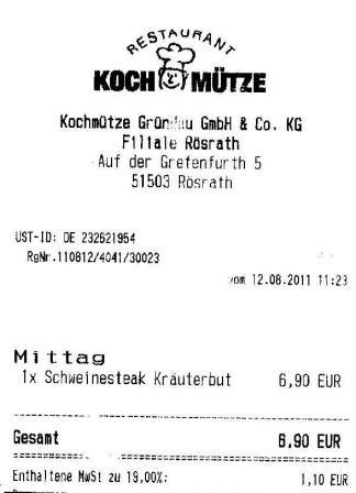 segt Hffner Kochmtze Restaurant